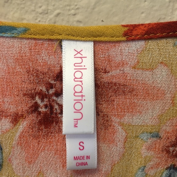 Xhilaration Yellow Floral Dress - Picture 5 of 8